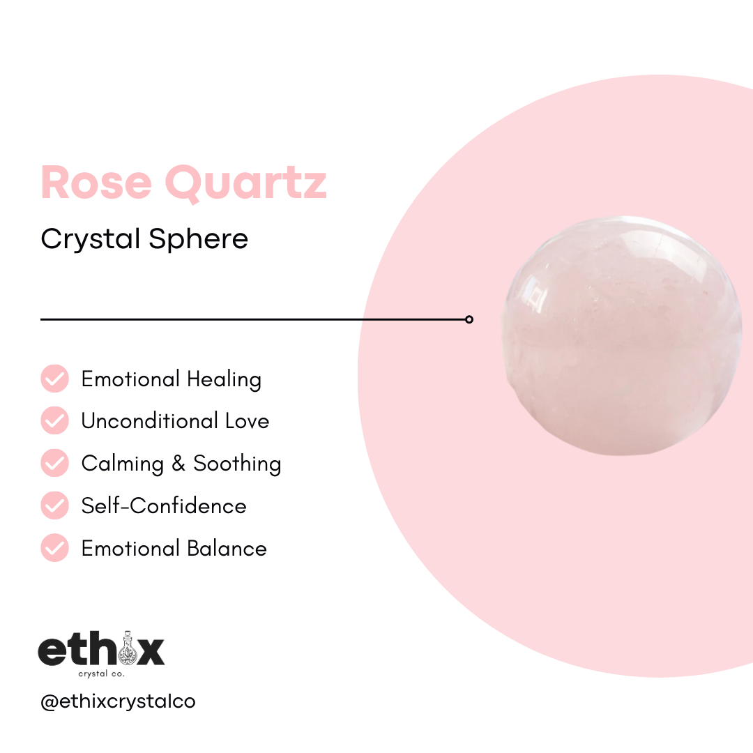 Rose Quartz Crystal Sphere