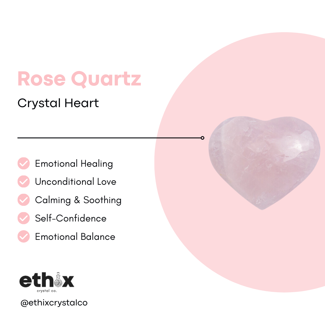 Rose Quartz Heart