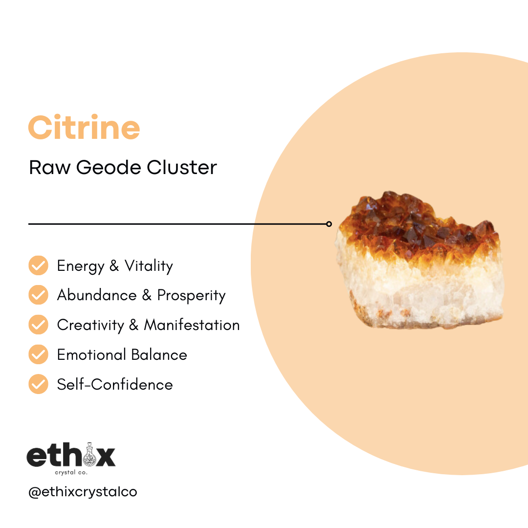Citrine Geode Cluster