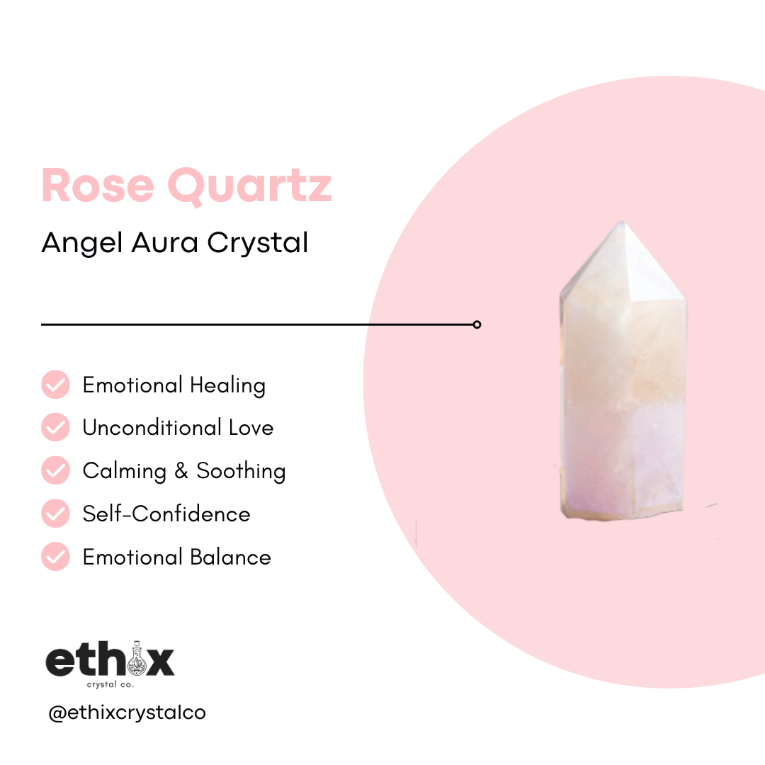 Rose Quartz Angel Aura Tower