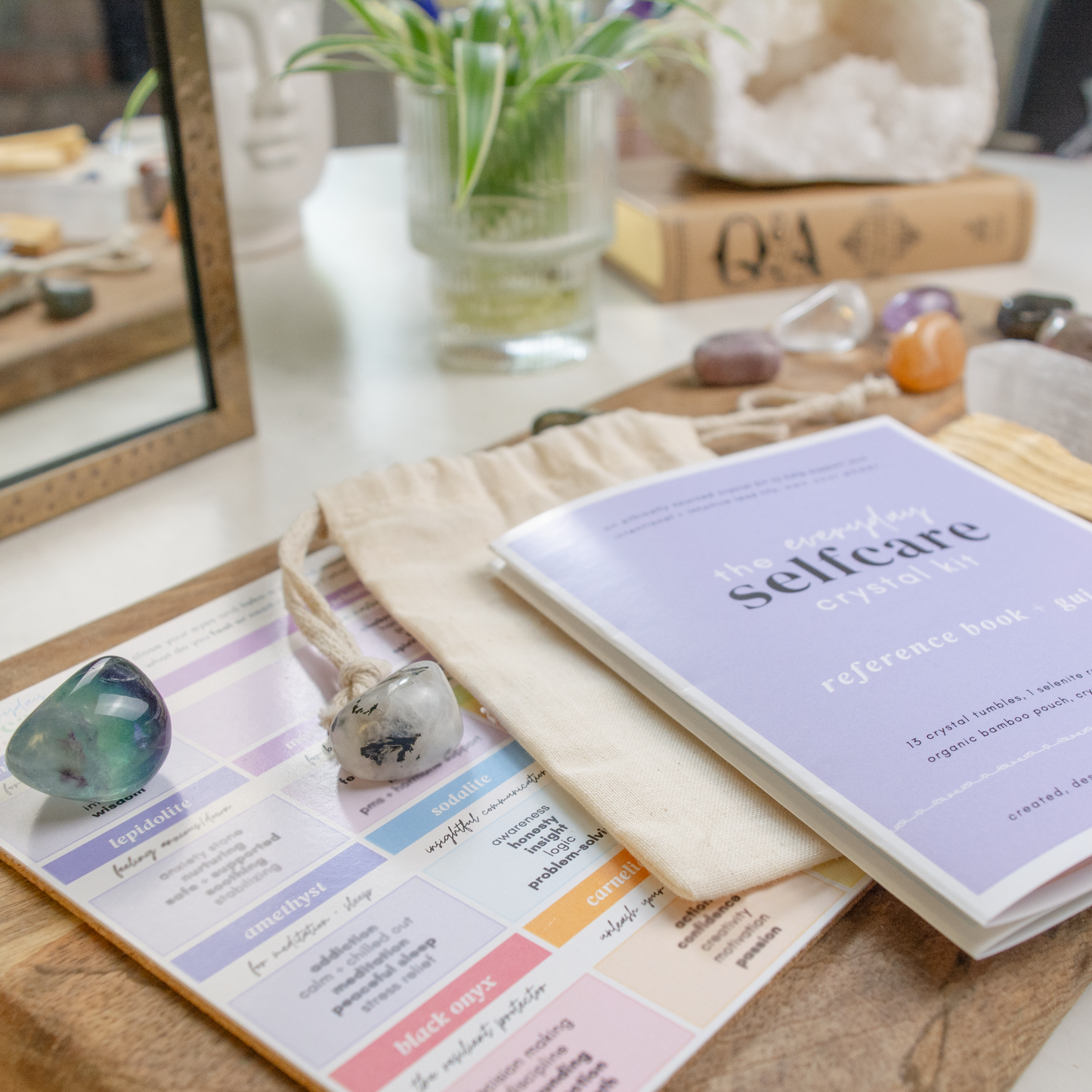 the everyday selfcare crystal kit