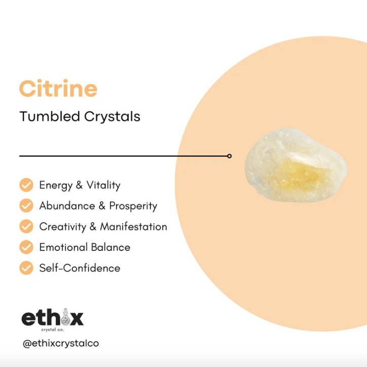 Citrine Tumbled Stones