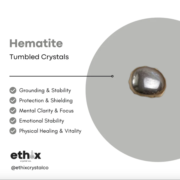 Hematite Tumbled Stones