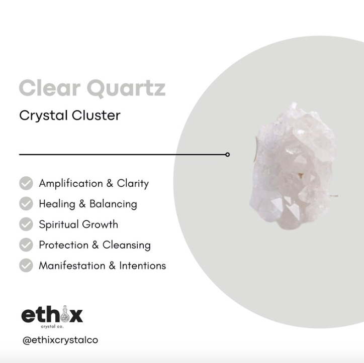 Clear Quartz Geode Cluster