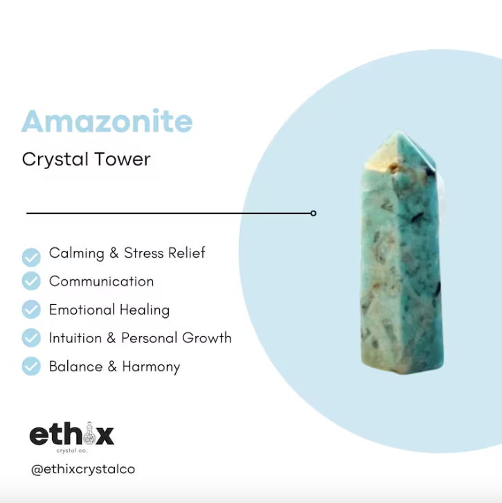 Amazonite Smoky Quartz Tower