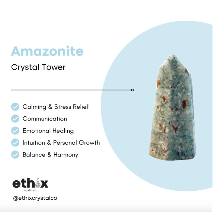Amazonite Garnet Tower