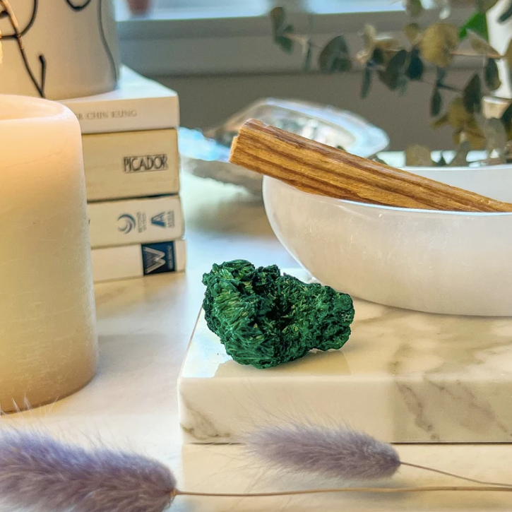 Malachite Rough Cut Crystal