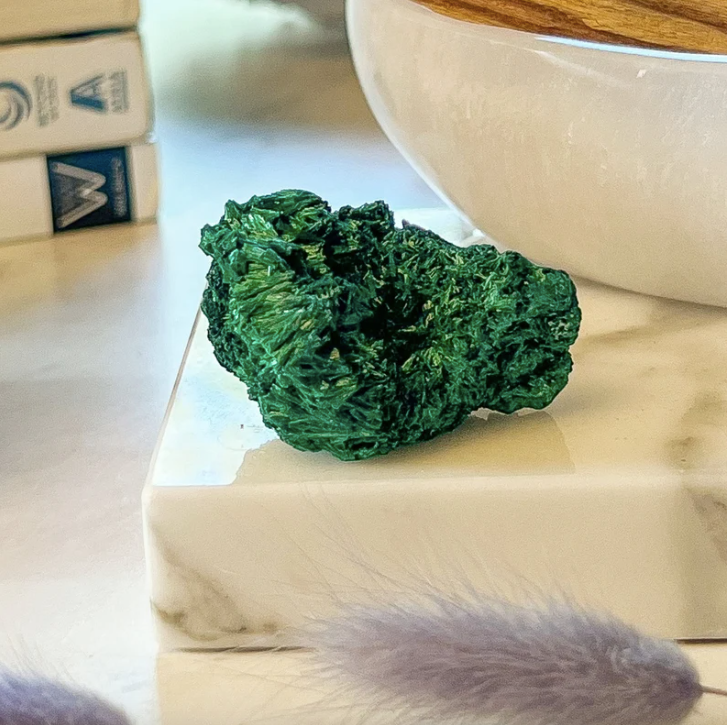 Malachite Rough Cut Crystal
