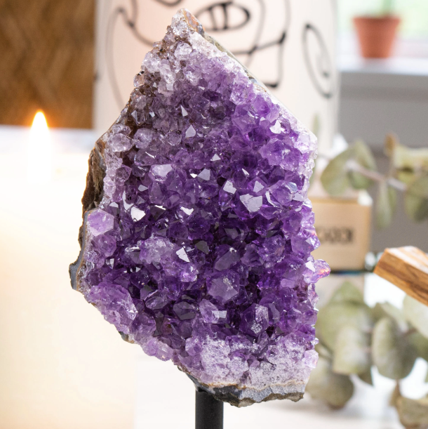 Amethyst Geode Stand