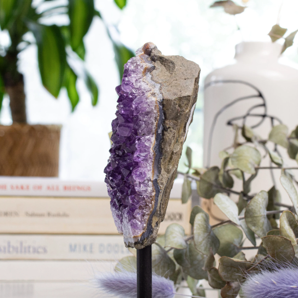 Amethyst Geode Stand