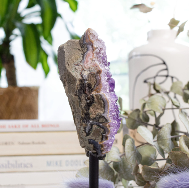 Amethyst Geode Stand
