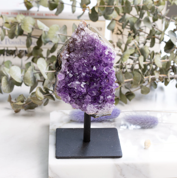Amethyst Geode Stand