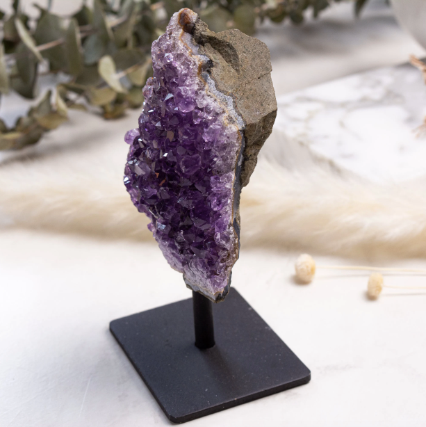 Amethyst Geode Stand