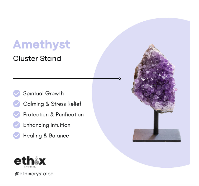 Amethyst Geode Stand