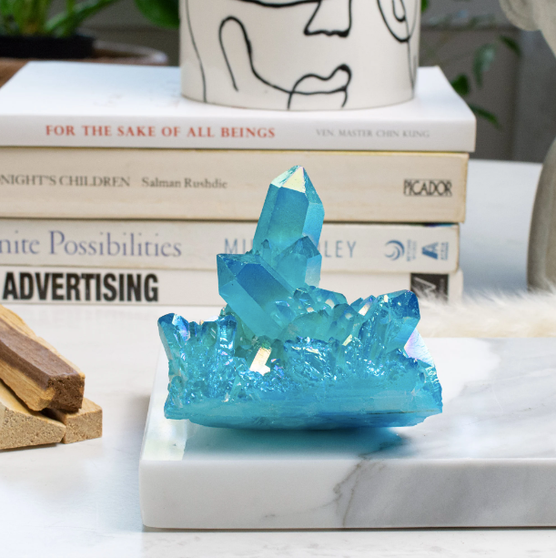 Aqua Quartz Cluster