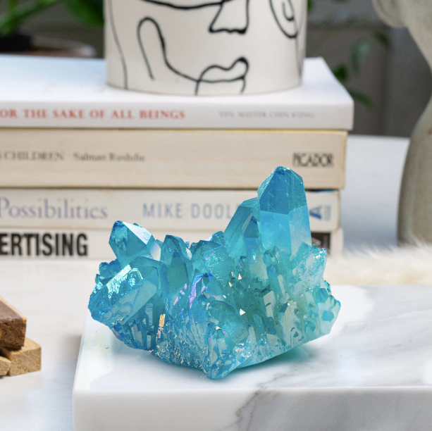 Aqua Quartz Cluster