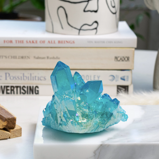 Aqua Quartz Cluster