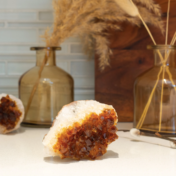 Citrine Geode Cluster