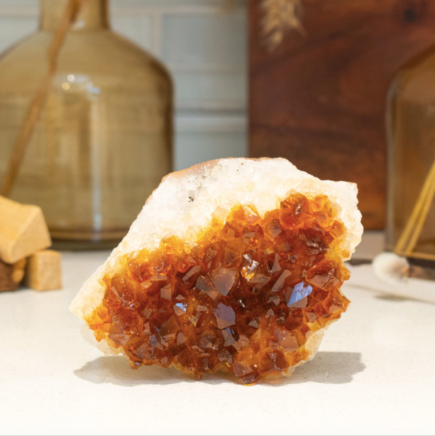 Citrine Geode Cluster