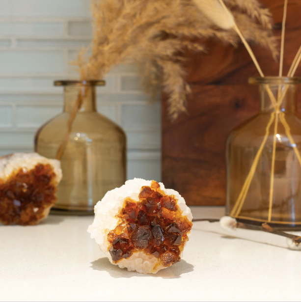 Citrine Geode Cluster
