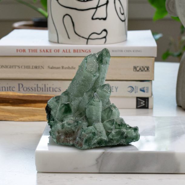 Chromium Green Quartz Cluster