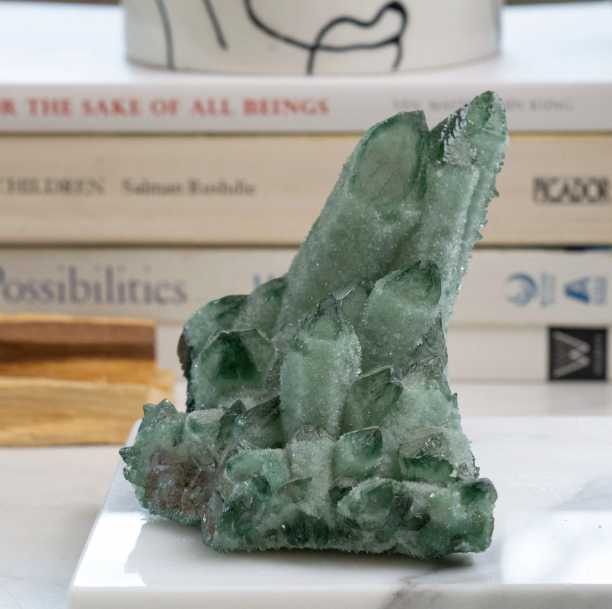Chromium Green Quartz Cluster