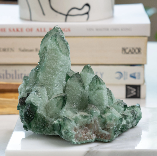 Chromium Green Quartz Cluster