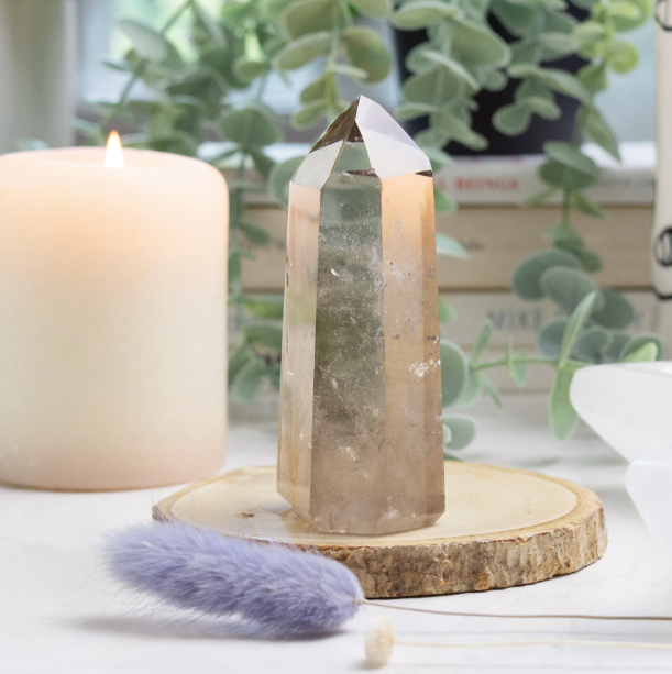Smoky Quartz Polished Tower