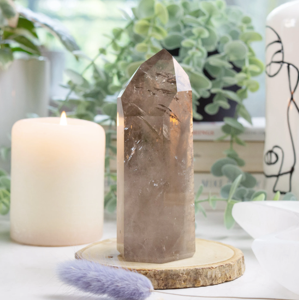 Smoky Quartz Polished Tower