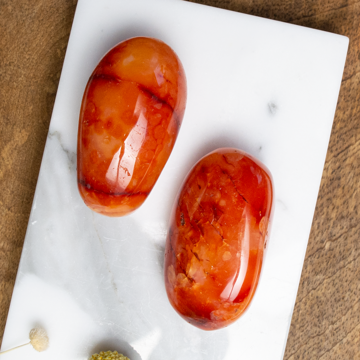 Carnelian Palm Stone