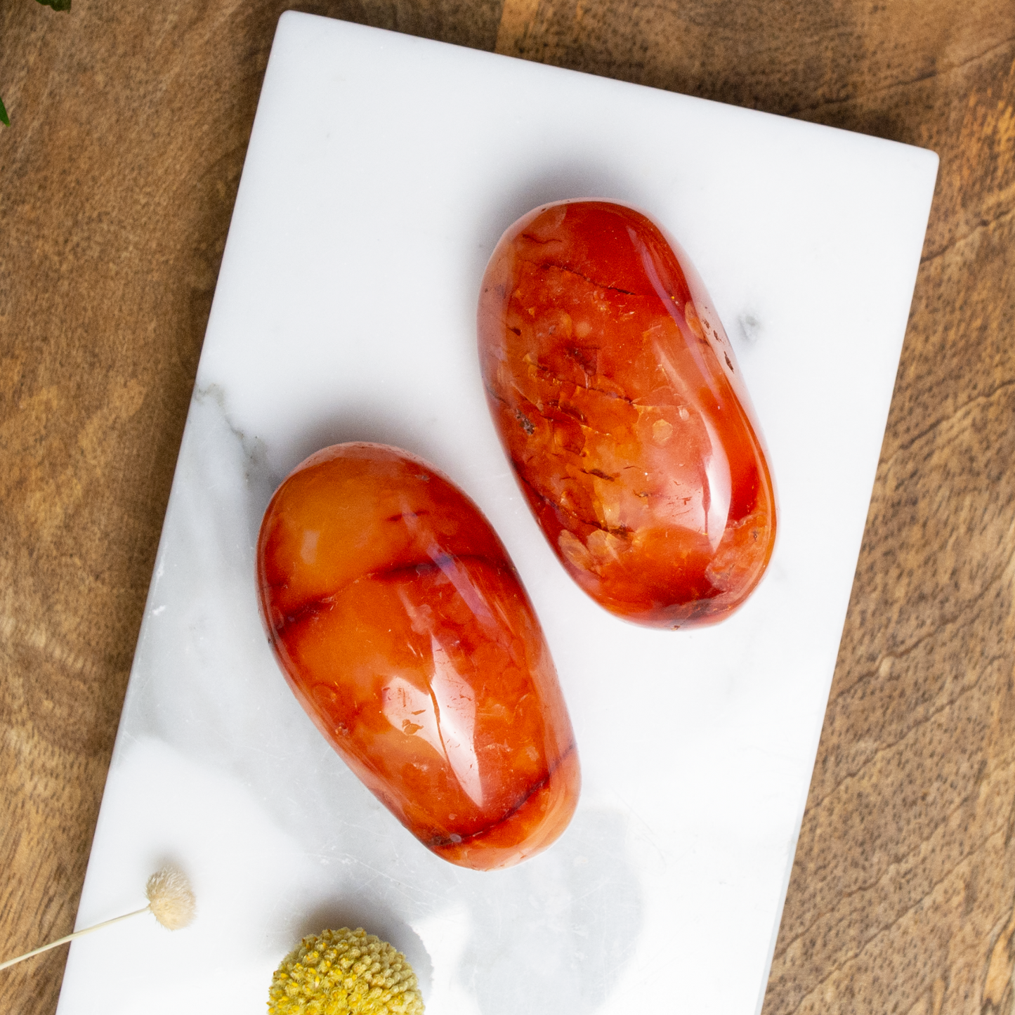 Carnelian Palm Stone