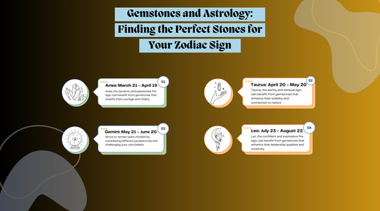 Gemstones and Astrology: Finding the Perfect Stones for Your Zodiac Sign