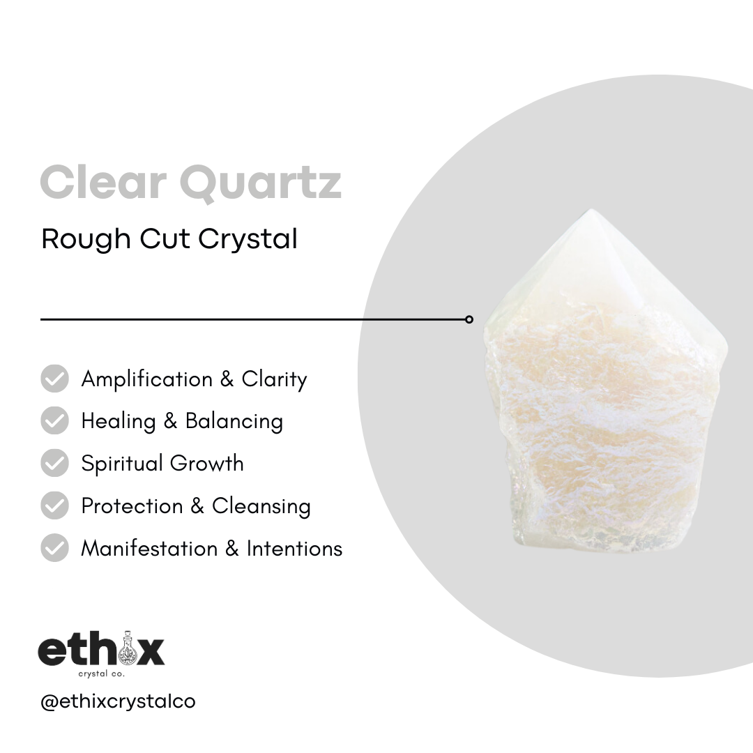 Clear Quartz Rough Cut