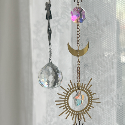 16" Gold Suncatcher - luna