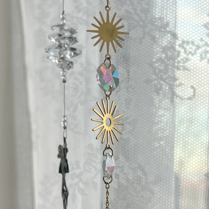 16" Gold Suncatcher - luna