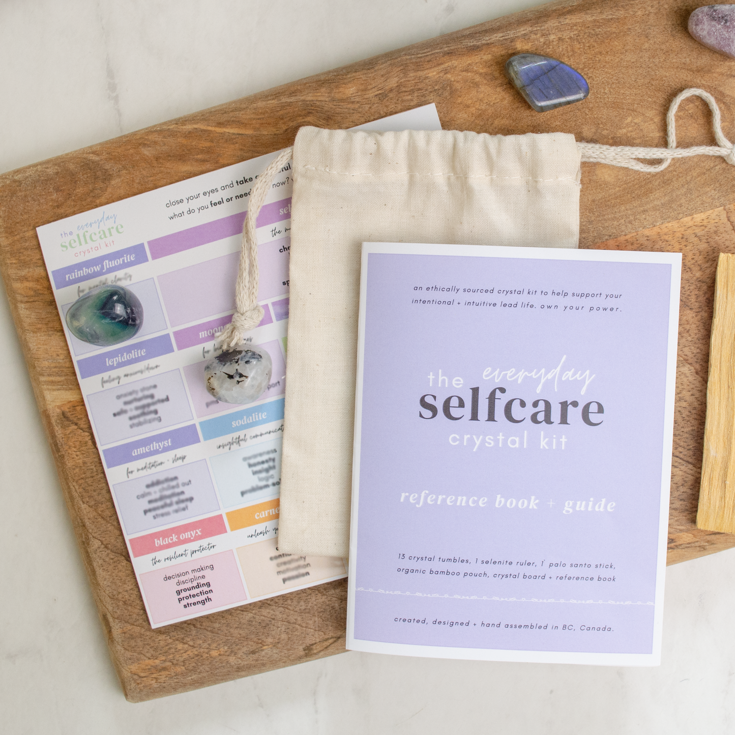 the everyday selfcare crystal kit