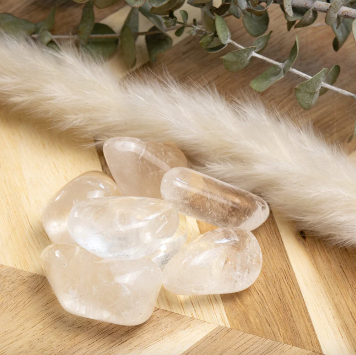 Clear Quartz Tumbled Stones