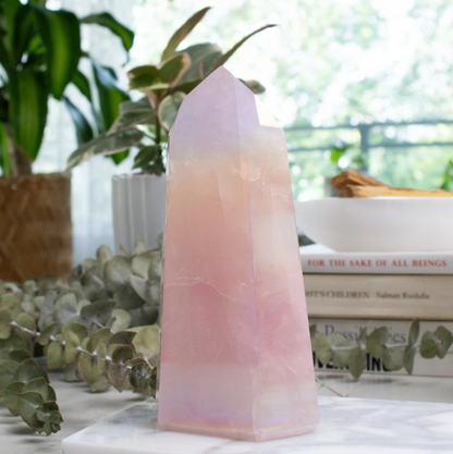 Rose Quartz Angel Aura Tower