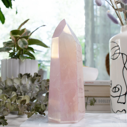 Rose Quartz Angel Aura Tower