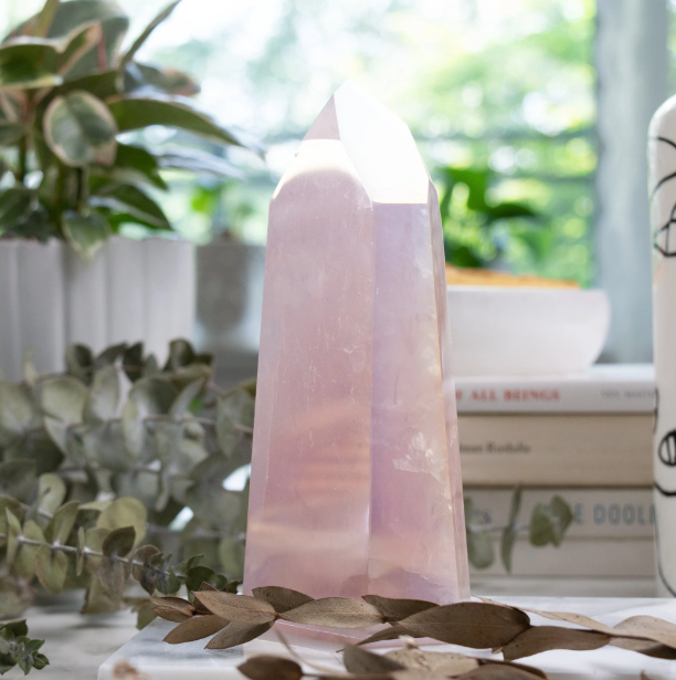 Rose Quartz Angel Aura Tower