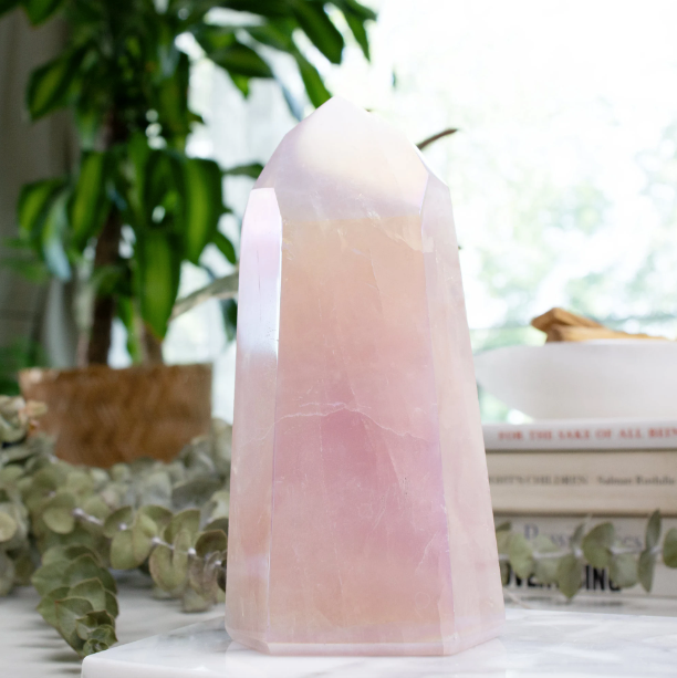 Rose Quartz Angel Aura Tower