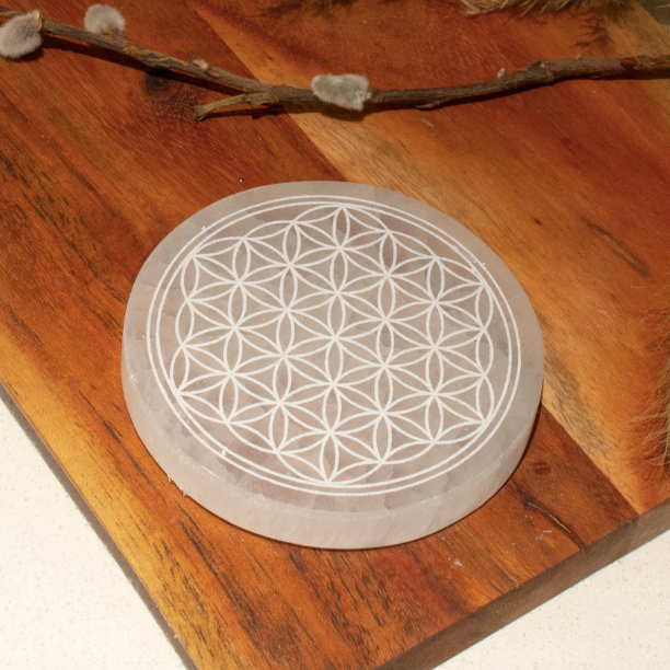 Selenite Crystal Charging Plate