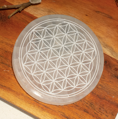 Selenite Crystal Charging Plate