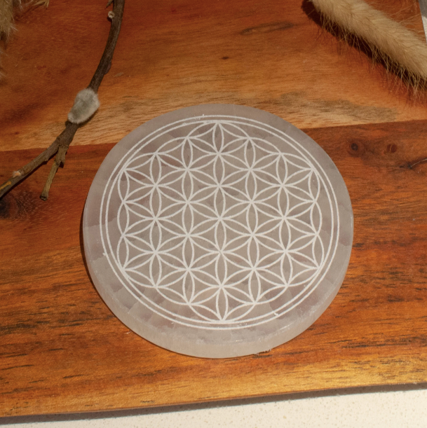 Selenite Crystal Charging Plate