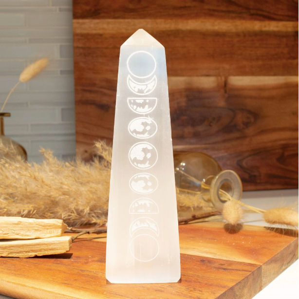 Selenite Crystal Tower