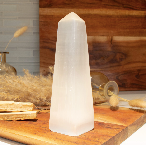 Selenite Crystal Tower