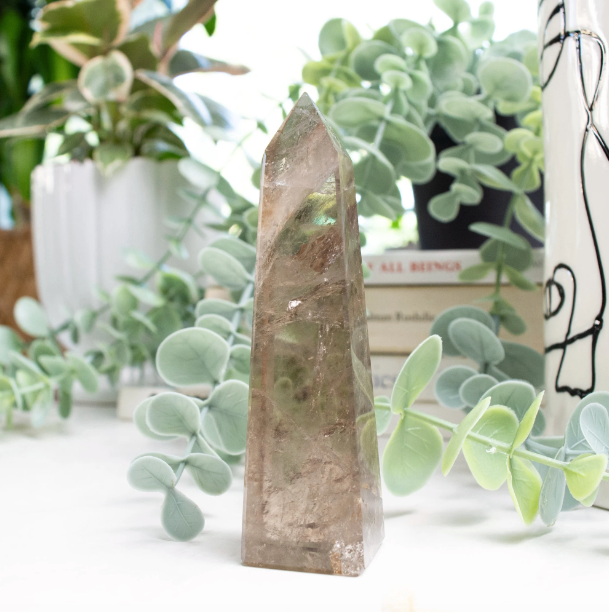 Smoky Quartz Obelisk Tower