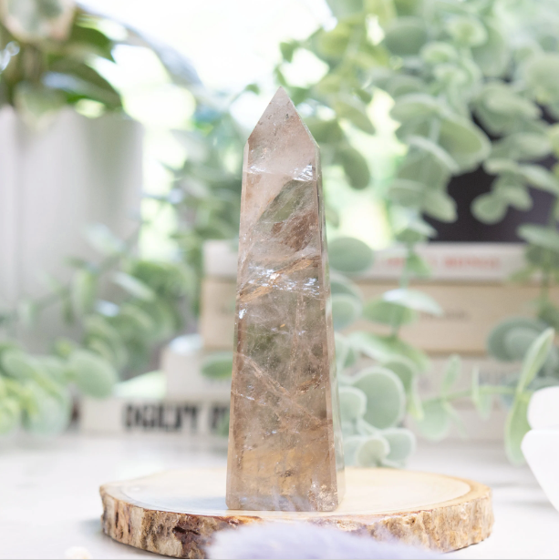 Smoky Quartz Obelisk Tower