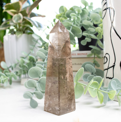 Smoky Quartz Obelisk Tower