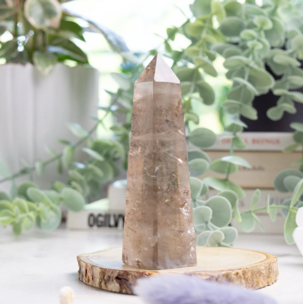 Smoky Quartz Obelisk Tower